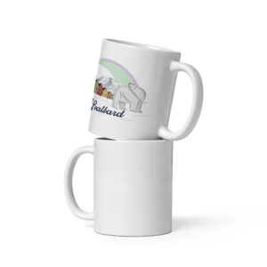 White Glossy Mug – Aurora Borealis